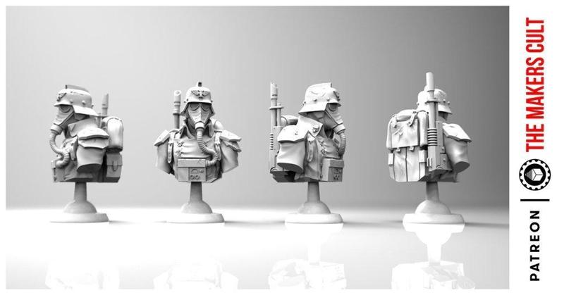 KRIEG BUST - 2000 follower reward!
