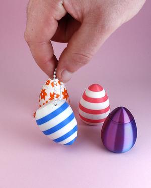 Easter Egg Fidget Clickers Keychain