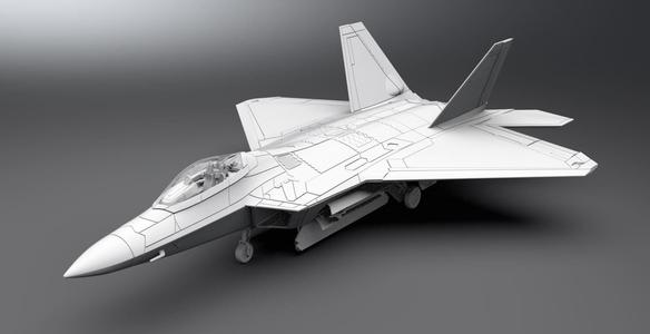 f22 Raptor Scale model