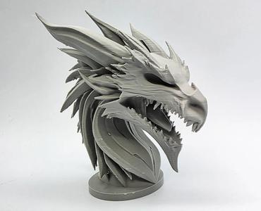 Forest Dragon Bust   