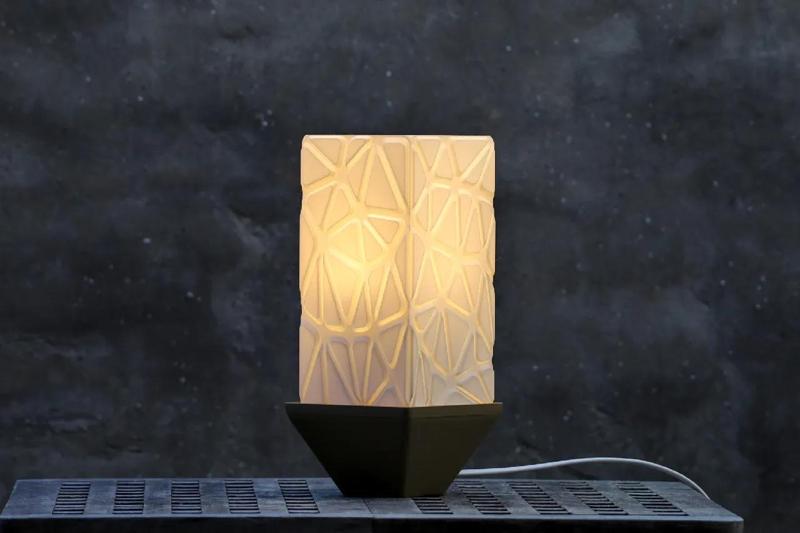 Voxel voronoi lamp   