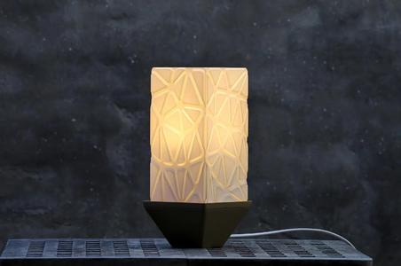 Voxel voronoi lamp   
