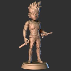 Kakashi with Cifi Gear Miniature - Mini FanArt