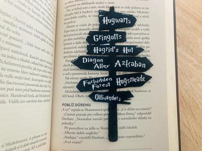 Harry Potter - Signpost bookmark 