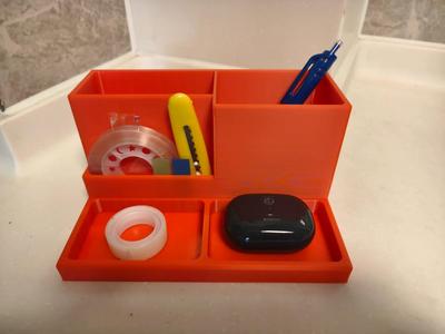 Desktop Pen Holder Storage Box