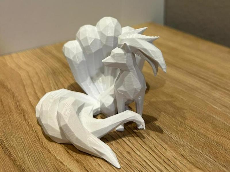 Low Poly Ninetales Pokemon