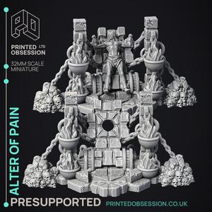 Corpses & Alter - 17 model pack - PRESUPPORTED Scenery - Hell hath no Fury - 32mm scale
