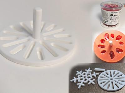 Round Coaster with Storage Base