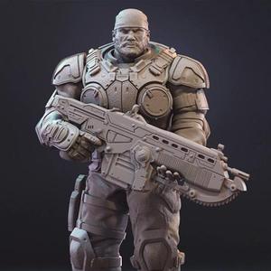 Marcus Fenix 3D Printing Figurine | Assembly