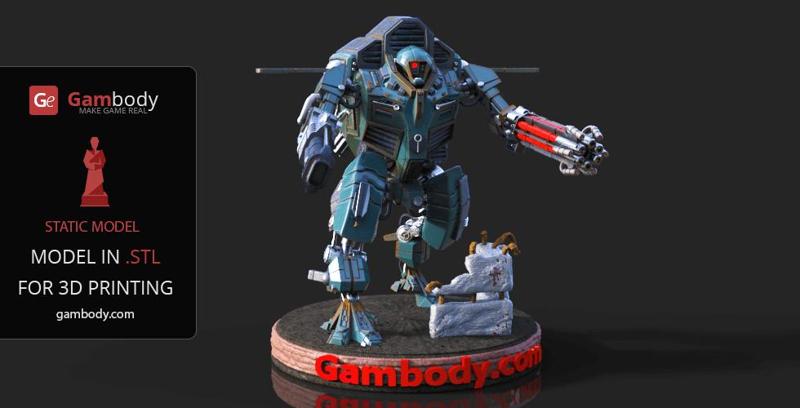 War Robot 3D Printing Model | Static