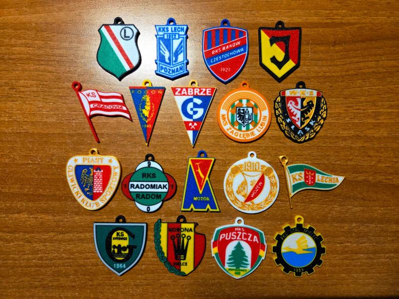 Ekstraklasa Teams 2024/25 - Keychains