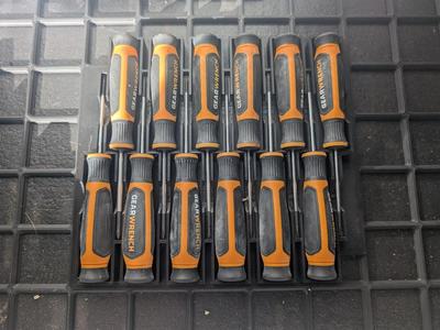 Gridfinity GearWrench mini screwdriver set tray