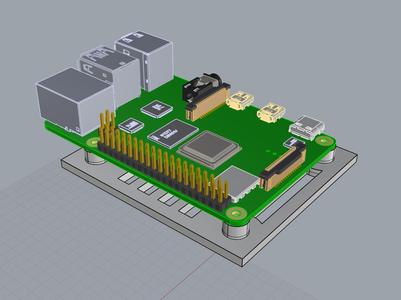 Mounts for SKR1.4 / RPi 4B / Stepdown Module