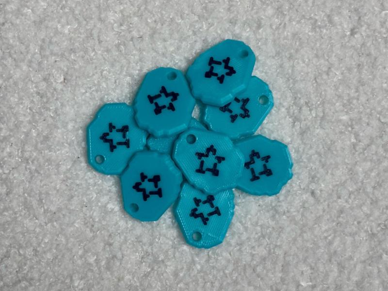 Tibia Paralyze Rune Keychain (NO AMS)