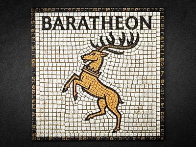 House Baratheon Mosaic - Game of Thrones