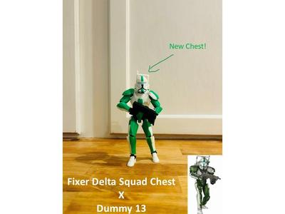 Fixer Delta Squad Clone Commando Chest X Dummy 13