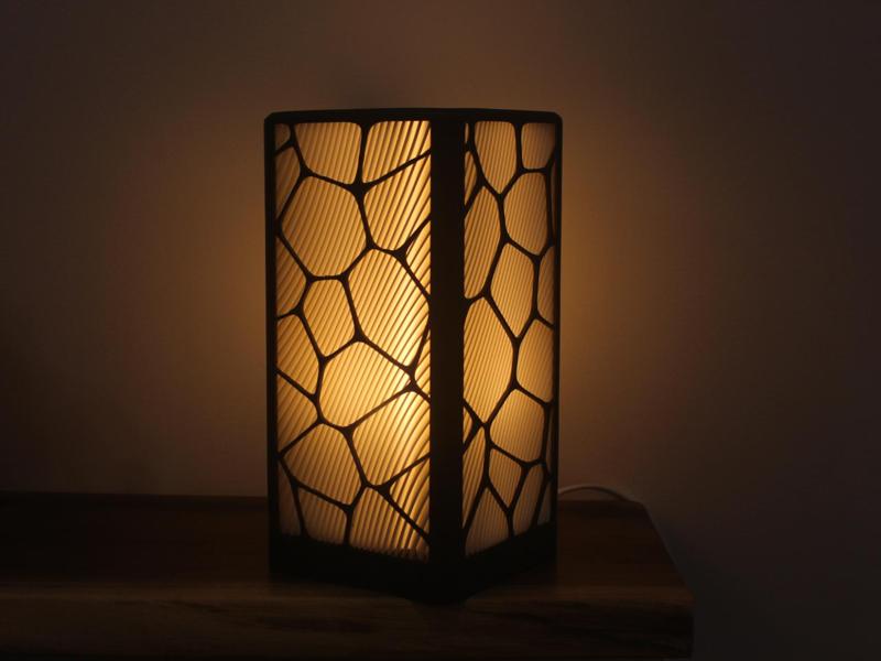 VoroGlow Wave lamp for bambu Led Lamp 001 (MH001)