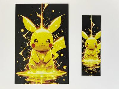 Pikachu - Standardized - Bookmark and/or Portrait