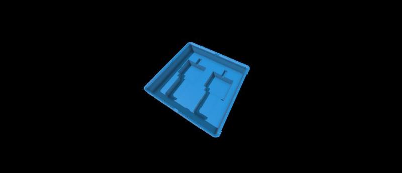 Gridfinity K1C Dual Hotend 4x4 Tray