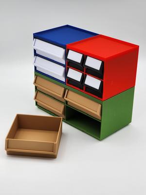 Screwfinity Unit 2U Medium WIDE - The Gridfinity Storage Unit