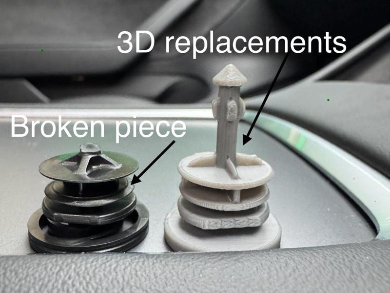Tesla Door Trim panel Clips