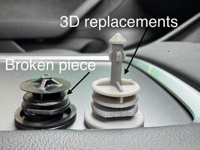 Tesla Door Trim panel Clips