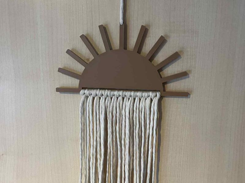 Half Sun Macrame Blank