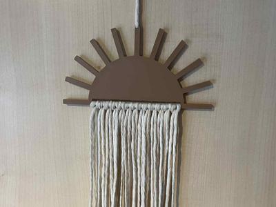 Half Sun Macrame Blank