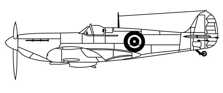 Spitfire MK1 Wall Art