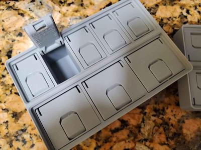 Gridfinity 2x3 Bins with Latching Lids v1.0