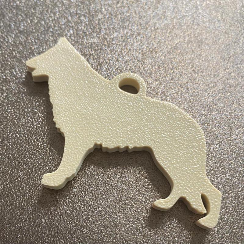 German shepherd dog keychain