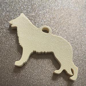 German shepherd dog keychain