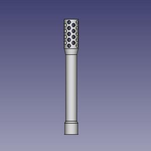 AK muzzle brake and extended barrel combo