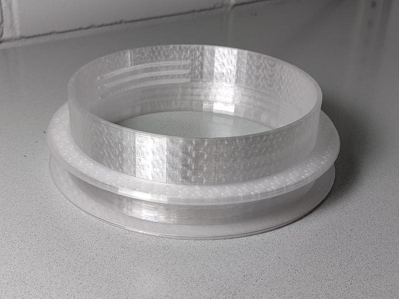 150mm Portable Air Conditioner Hose Adapter to 20mm - 35mm insulation board for attaching to a window