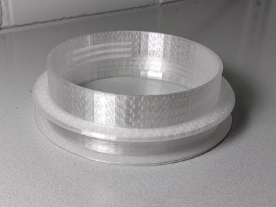150mm Portable Air Conditioner Hose Adapter to 20mm - 35mm insulation board for attaching to a window