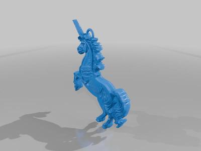 Unicorn Keyring