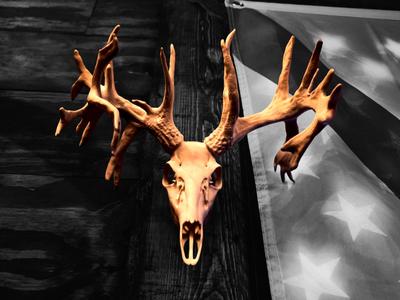 High Roller - Deer Skull