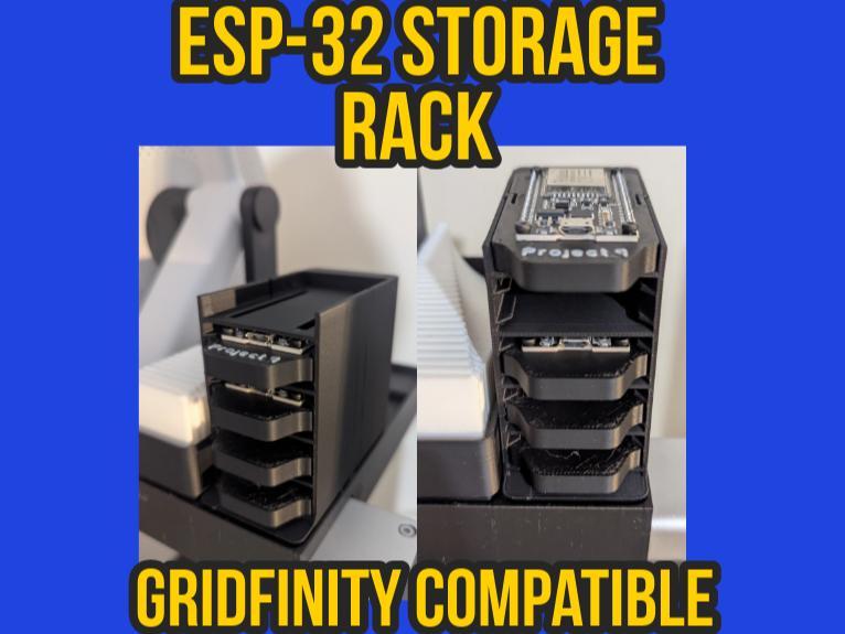 ESP-32 Gridfinity Storage Rack