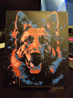 German Shepherd - HueForge