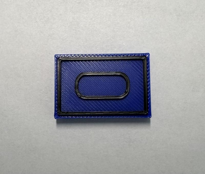 Militärisches Symbol Panzer Blau (ohne Einheitsgröße)