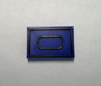 Militärisches Symbol Panzer Blau (ohne Einheitsgröße)