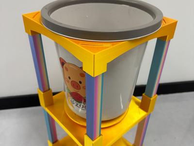 “Seven-Colored Gold-Plated” Rack