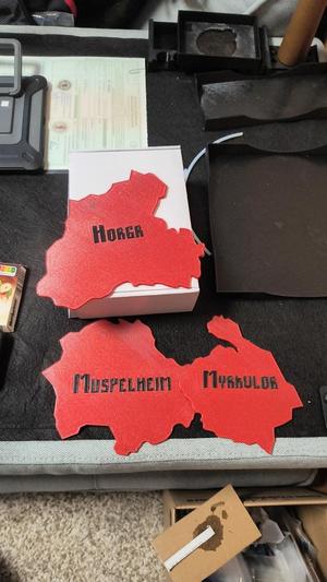 Blood Rage Multicolor Tiles