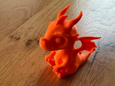 Seated Dragon - Miniature