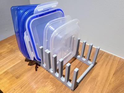 Modular Lid Holders for Food Containers