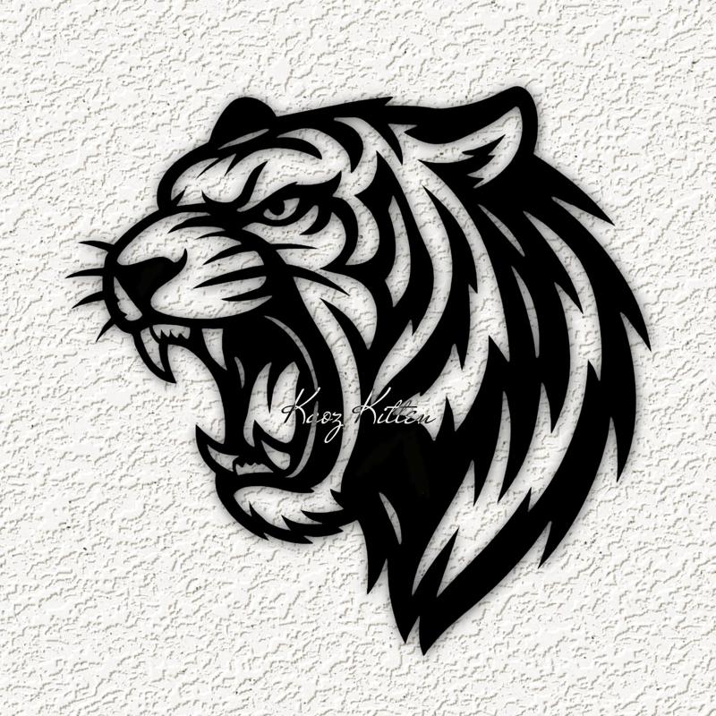 roaring tiger 7 wall art home decor