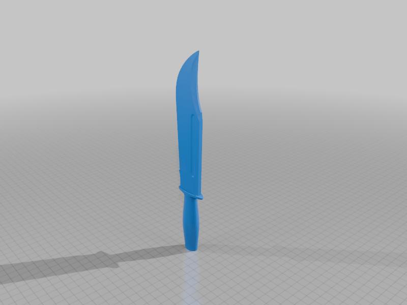 very large knife