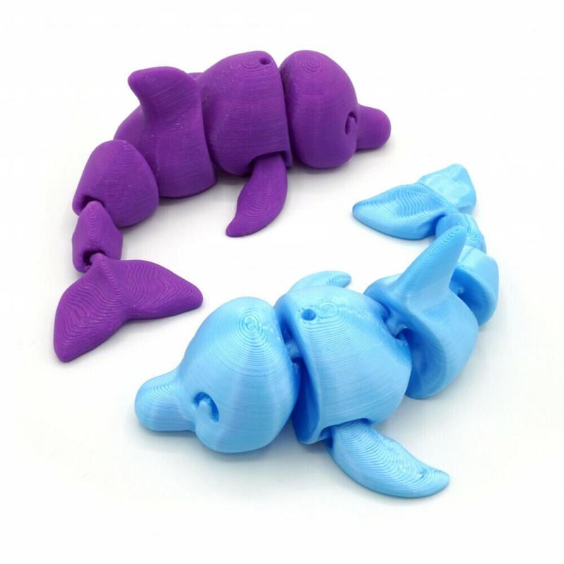 Articulated Dolphin STL File