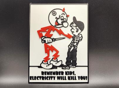 🗲 Electricity Will Kill You 3 Colors 🗲