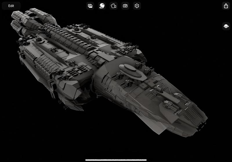 Battlestar Galactica Kobol Class Assault Ship